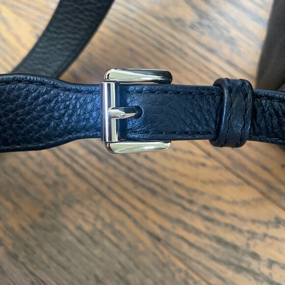 Michael Kors Abbey Medium Studded Pebbled Leather Backpack - Picture 9 of 11